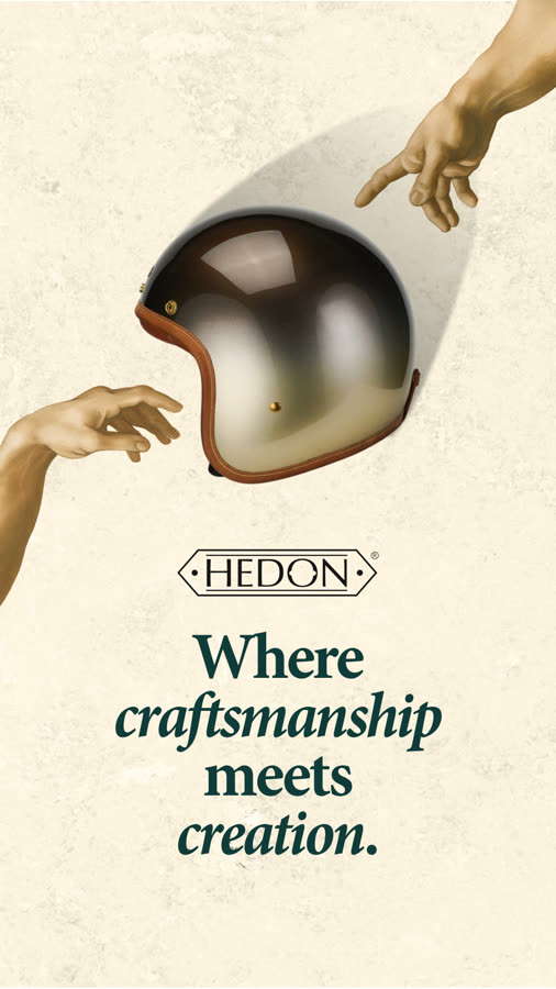 Hedon helmets ad