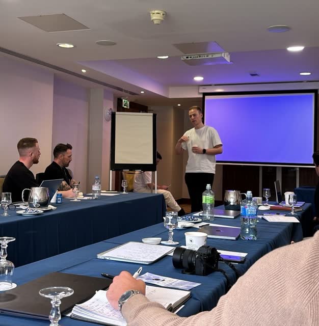 James hosting a brand-owner workshop